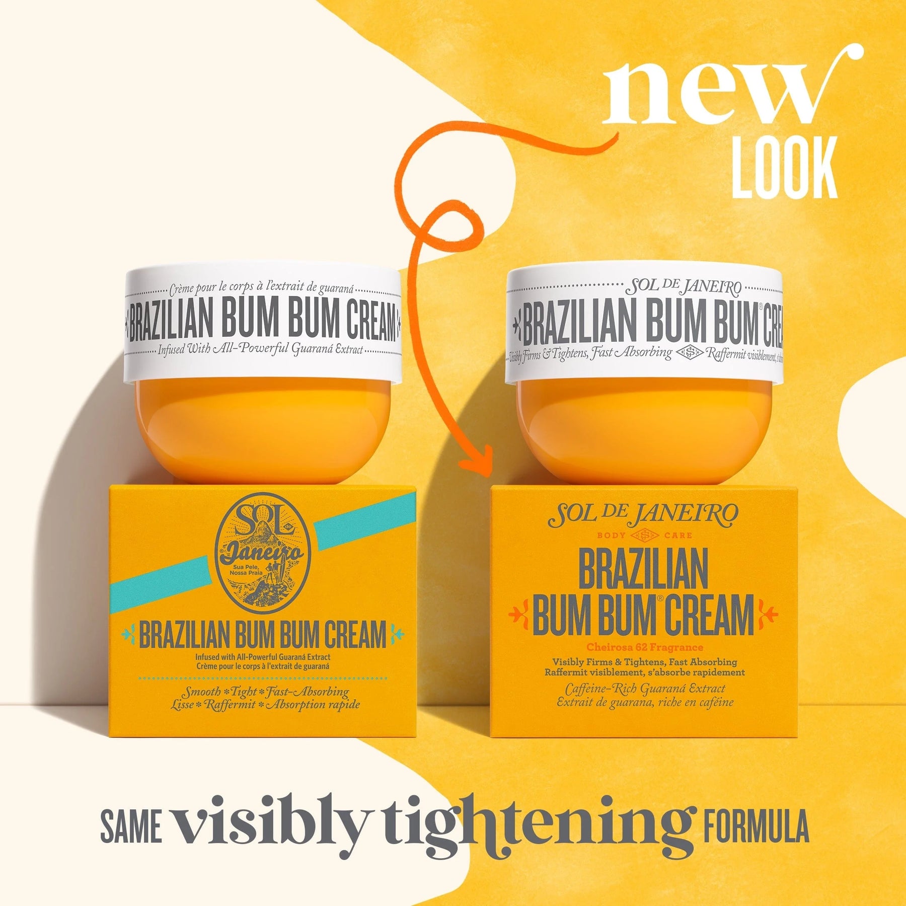 New look, Same visibly tightening formula