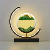 Sand Art Light Crescent Moon
