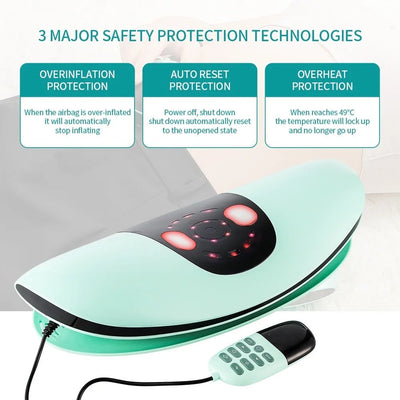 ComfortEase Lumbar Massager W/Heat