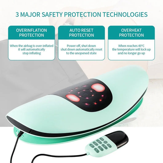 ComfortEase Lumbar Massager W/Heat